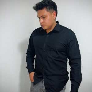 CAMISA MANGA LARGA (NEGRA)